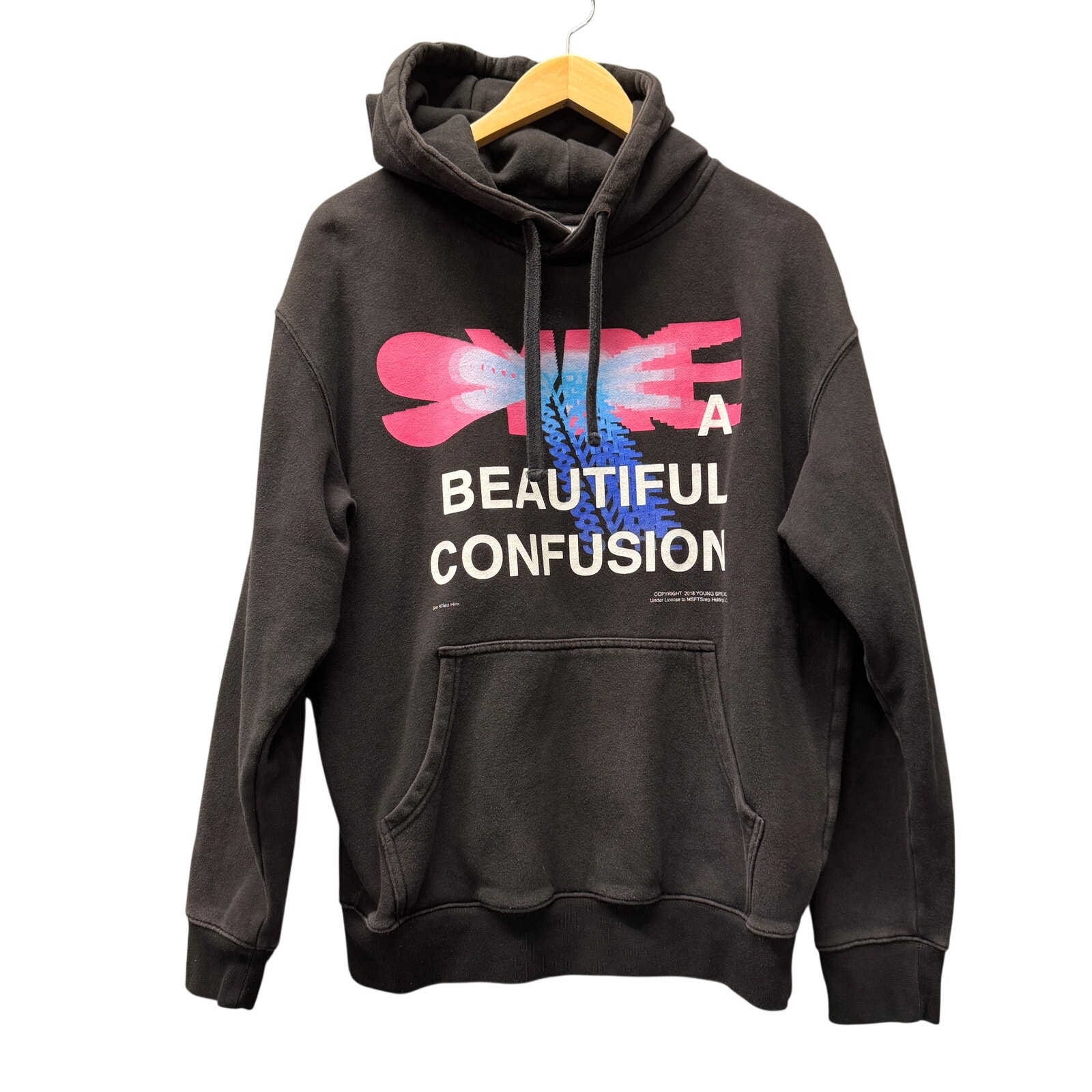 Msftsrep Hoodie Syre Icon Black Pullover Beautiful Confusion Jaden Smith Large